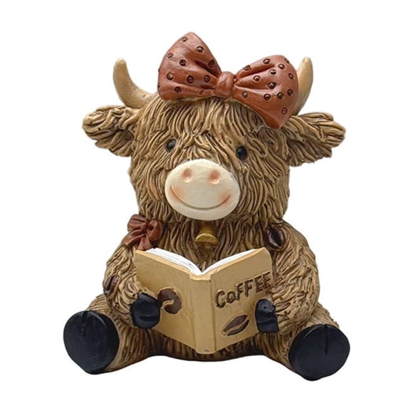 Cow Resin Ornament Cow Home Office Decorative Piece
