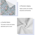 thumbnail image 3 of Coolnut 3 PCS Towel Roses and Peonies Cotton Bath Towel Set (1 Bath Towel, 1 Hand Towel, 1 Washcloth) for Bathroom, Super Soft and Quick Dry Towels, 3 of 6