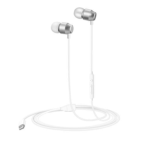 Palovue Lightning Headphones Earphones Magnetic Earbuds In Ear Mfi Certified With Microphone Controller Compatible Iphone 11 Pro Max Iphone X Xs Max Xr Iphone 8 P Iphone 7 P Earflow Metallic Silver Walmart Com Walmart Com