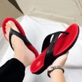 thumbnail image 4 of CPNG Men Women Slippers Anti Slip Flip-flops Massage Slippers Breathable Beach Shoes Arch Flip Flop Summer Sandal for Plantar Fasciitis Flat Feet Heel Pain Relief Footwear, 4 of 8