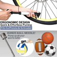 thumbnail image 4 of Mini Bike Pump Portable Frame Pump Fit Presta Amp; Schrader, Mini Ycle Tire Pump For Bmx Mountai, 4 of 5