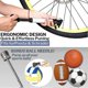 thumbnail image 4 of Mini Bike Pump Portable Frame Pump Fit Presta Amp; Schrader, Mini Ycle Tire Pump For Bmx Mountai, 4 of 5