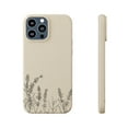 thumbnail image 6 of iPhone 15 Pro Case Eco-Friendly Minimalist Lavender Floral Biodegradable Phone Cover, 6 of 8