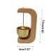 thumbnail image 3 of Timbre de madera maciza de latón con efecto dopamina, colgante con absorbedor magnético para coche, decoración artesanal, accesorios para nevera, campanas, estilo único, latón de alta, 3 of 8