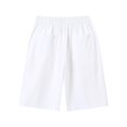 thumbnail image 5 of Ymyiu Mens Summer Shorts Shorts Men Mens Shorts Casual with Elastic Waistband Side and Back Pockets Stretch Size XL(White, XL), 5 of 9