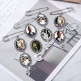 thumbnail image 6 of 70pcs Wedding Bouquet Photo Charms Set Double Oval Frame Bridal Charm with 20pcs Angel Heart Wing Charms 18x25mm Oval Glass Cabochons and Jump Rings for Bridal Wedding Party, 6 of 6