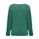 thumbnail image 4 of Gibobby Suéter casual mujer, Suéter de Manga Larga y Detalle Cruzado para Mujer(Verde,XG), 4 of 5
