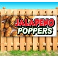thumbnail image 2 of Jalapeno Poppers 13 oz Banner | Non-Fabric | Heavy-Duty Vinyl Single-Sided With Metal Grommets, 2 of 5