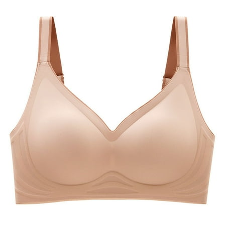 

2PC Sports Bras For Women High Support Large Bust Women Lady Plus Size Gathered Bra Adjustable Pair Of Thin Breast Cup Underwear