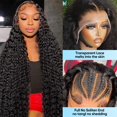 thumbnail image 2 of Cabello humano Wigs BJVT Deep Wave con encaje frontal, 28 pulgadas, densidad del 200%, 2 of 6