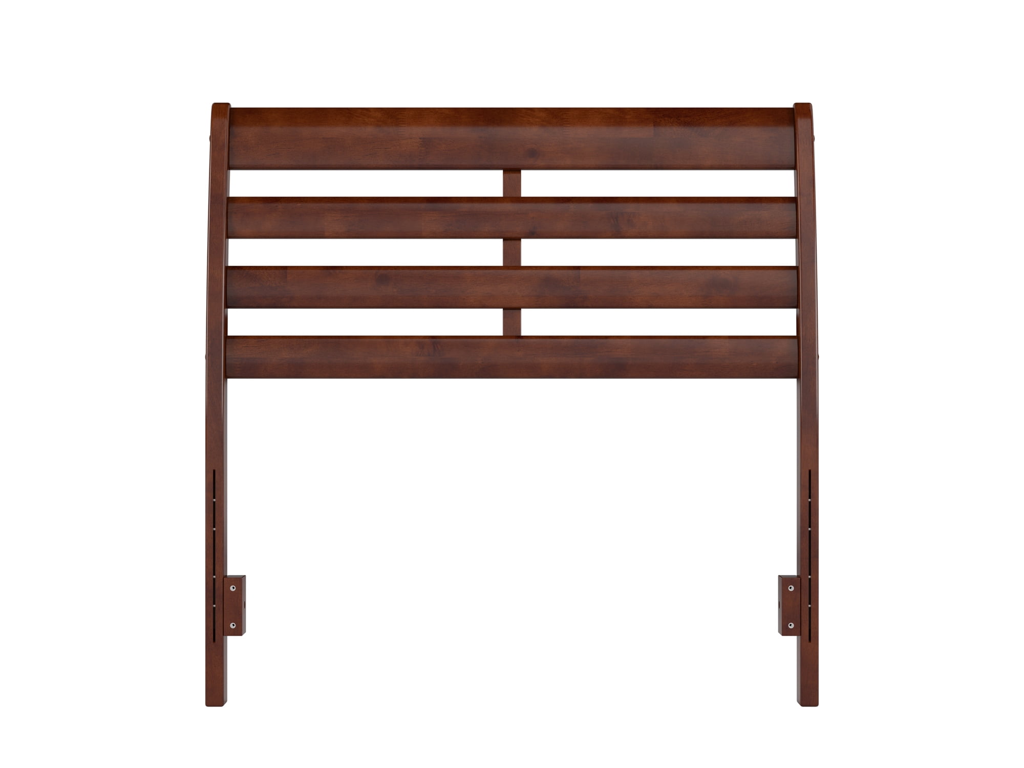 AFI Savannah Twin Solid Wood Headboard with Attachable Charger, Walnut