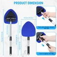 thumbnail image 3 of QUTETN Car Windshield Cleaner Kit  Expandable Car Window Cleaner with 4 Reusable Microfiber Pads, 3 of 8