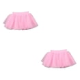 thumbnail image 3 of Qarigey Traje de niña chico bailarina de tul conjunto de baile de Ballet elástico ropa de baile tutú cintura elástica vestido de carnaval Hilo Suave/Rosa XL/para 1.56-1.70 m 2Conjunto, 3 of 6
