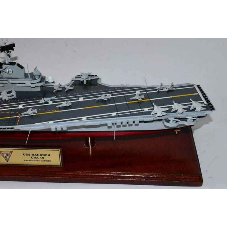 U.S.S. HANCOCK CVA-19 トレーナー ネイビー USS Hancock CVA-19 Aircraft Carrier Model,Navy,Scale Model