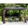 thumbnail image 2 of Gazebo Penguin Venus  12 Ft. x 16 Ft.-Finish:10 ft x 12 ft,Size:Brown, 2 of 8