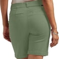 thumbnail image 4 of zbxnLI Bermuda pour Femmes Été Décontracté Taille Haute Jambe Droite Extérieur Randonnée Voyage Shorts avec Poches, 4 of 7