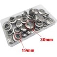 thumbnail image 2 of Circular Soffit Vent for Wide Application, 30Pcs Durable Stainless Steel Mesh Hole Louver with Easy Installation, Honeycomb Design for Kitchen Furniture & Fresh Air, 2 of 5