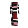 thumbnail image 2 of bar III Womens Striped Sweater Dress, Multicoloured, Large, 2 of 2
