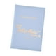 thumbnail image 4 of Monedero de cuero sintético para pasaporte, organizador de tarjetas de crédito, funda moderna para pasaporte Azul, 4 of 9