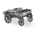 thumbnail image 6 of Larktale Caravan Coupe Quad Stroller Wagon w/ Reclining Seats, Gray/Black, 6 of 13
