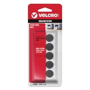 VELCRO Brand Sticky Back - 5/8" Coins, 15 Sets - Black