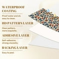 thumbnail image 6 of Peel and Stick Wallpaper 17.7in x 9.8ft Retro Floral Berries Blue Leaves Contact Paper Vinyl Self-Adhesive Removable Wall Paper for Bedroom Nursery Bathroom Renter Friendly, 6 of 8