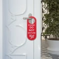 thumbnail image 3 of NICEXMAS Red Privacy Door Hanger Sign for Home and Office, Dual-Sided Design, Easy to Install, Set of 3, 3 of 6