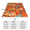 thumbnail image 3 of Cauagu Monster Truck Pattern Flannel Bed Blankets,Fleece Blanket Comfortable Air Conditioning Blanket for Sofa Bed Travel Couch & Living Room -40"x30", 3 of 8