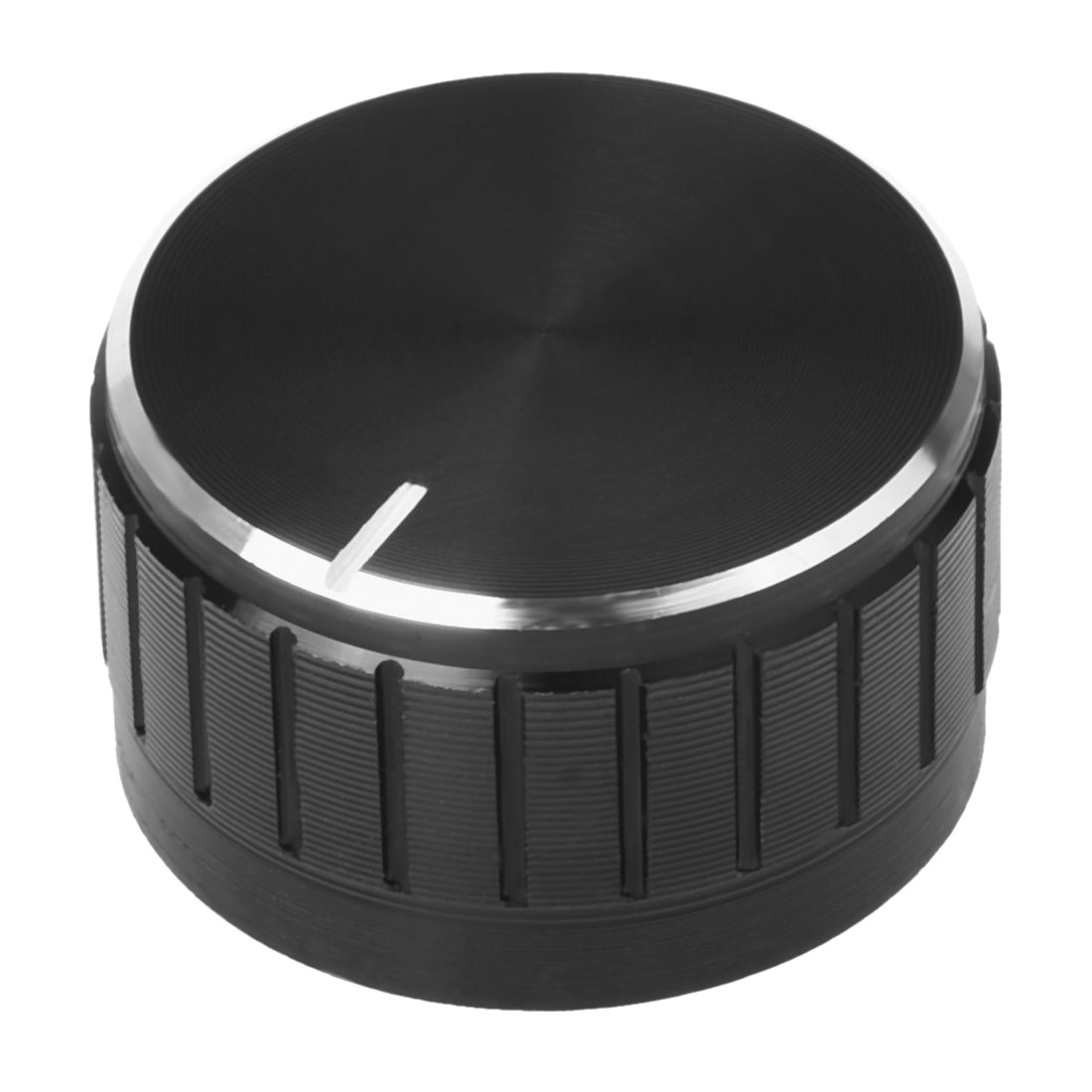 Black Aluminum Volume Control Amplifier Knob Wheel