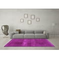 thumbnail image 3 of Ahgly Company Indoor Square Abstract Pink Modern Area Rugs, 4' Square, 3 of 4