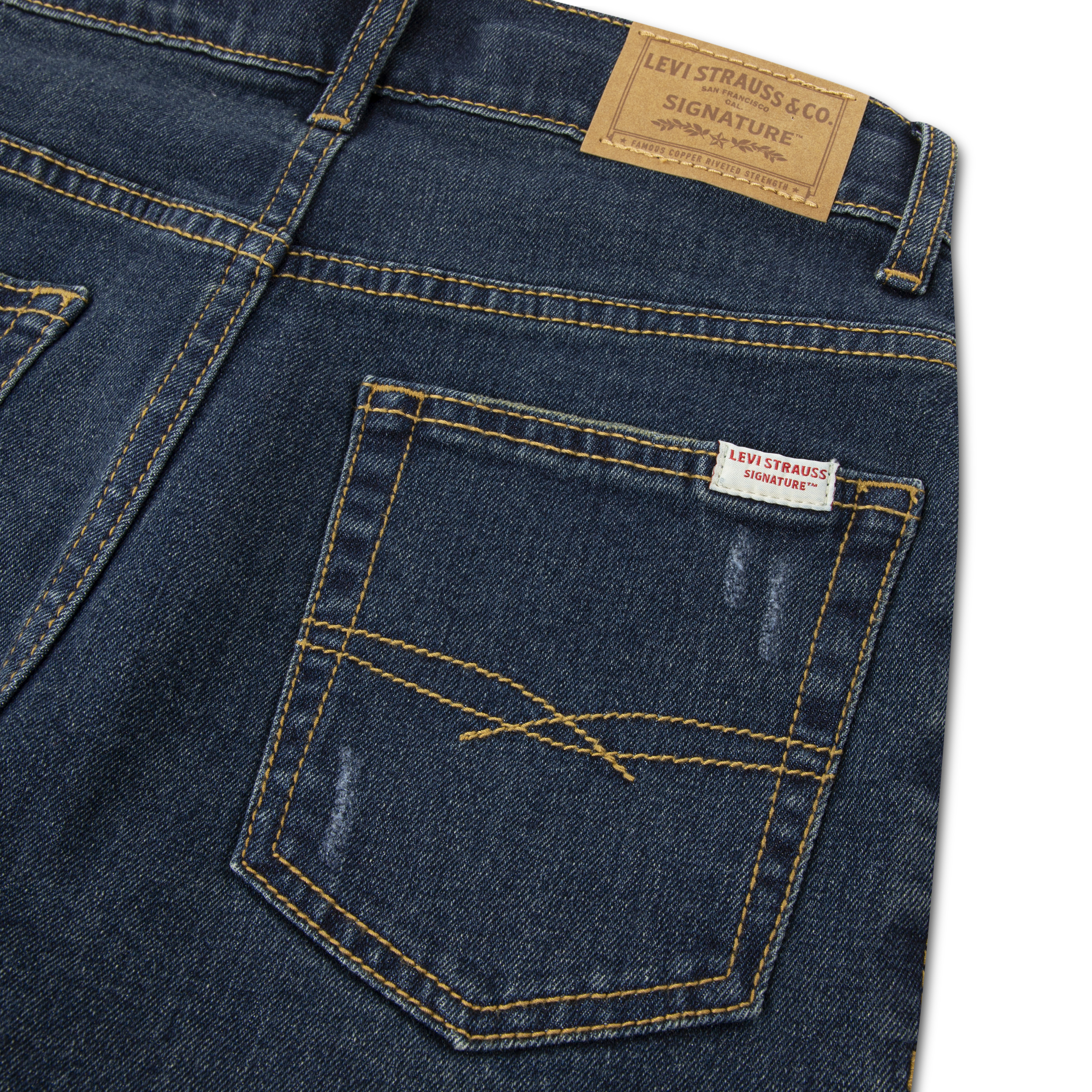Levi Strauss Signature Boys Slim Fit Denim Shorts, Sizes 4-18