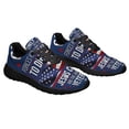 thumbnail image 6 of Veteran Only Two Defining Forces Have Ever Offered To Die For You Jesus ChriStand the American flag Veteran Shoes Sneakers Black Size 13, 6 of 7