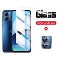 thumbnail image 1 of Motorola Moto G14 Vidrio Templado Para G73 G53 G23 G71S G71 G13 G51 5G G82 G32 G22 G41 G31 9H Claro HD Protector De Pantalla Y La Lente De La Cámara Película Protectora, 1 of 3