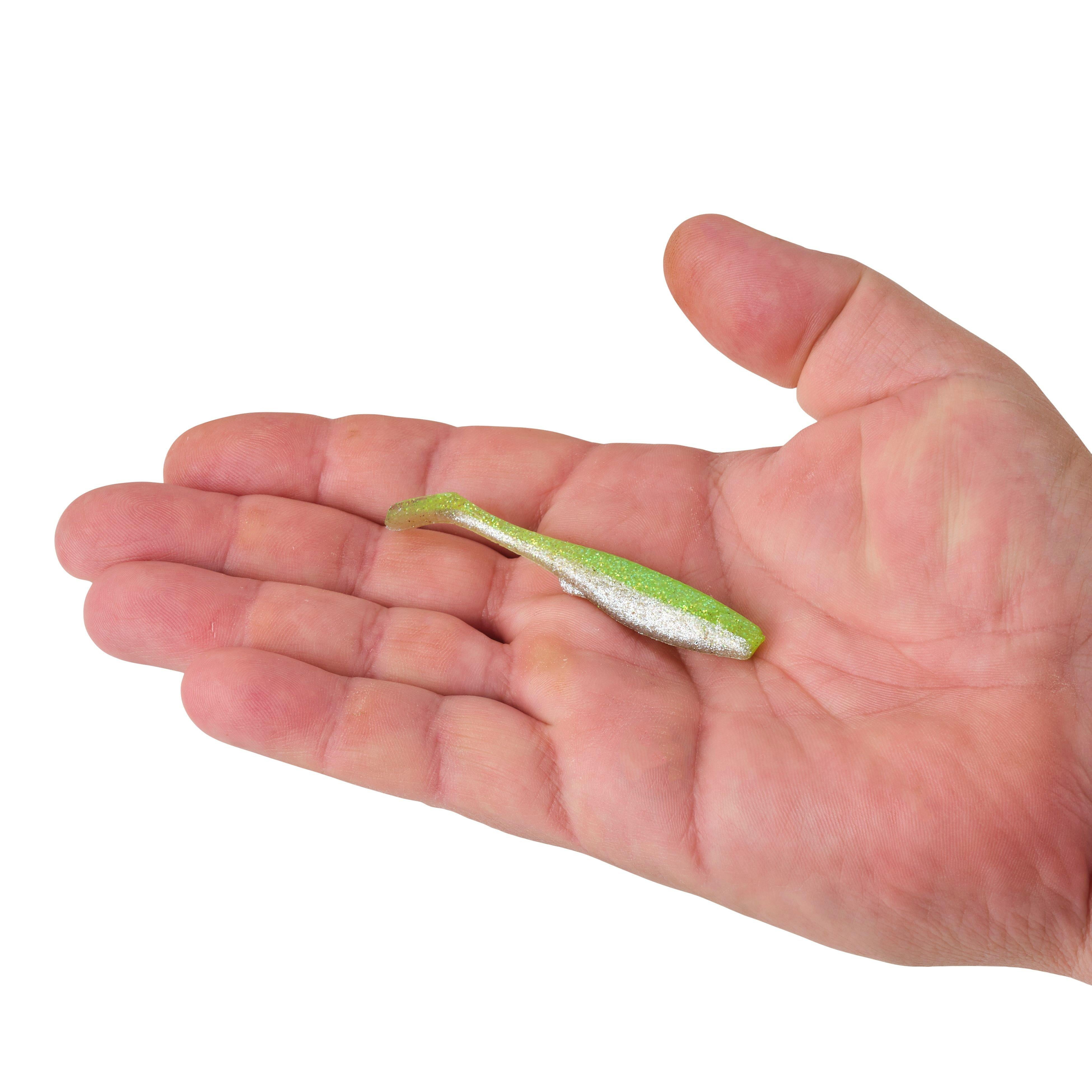 Berkley Gulp!® Saltwater Paddleshad, 3 in, Key Lime Chrome