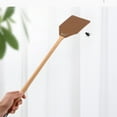 thumbnail image 3 of TAKTUK,Sturdy Leather Fly Swatter For Indoors Heavy Duty Flyswatter With Wooden Handle Fly Swatters With Hanging Rope,Clearance Items, 3 of 8