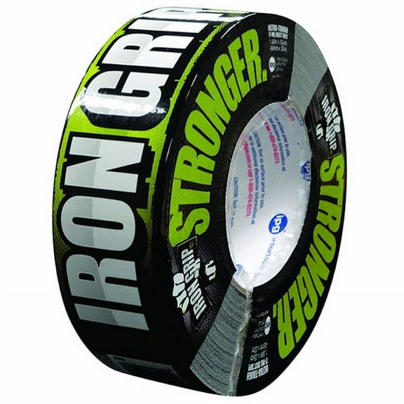 IPG Iron Grip Heavy Duty Duct Tape, 1.88" x 35 yd, Black Single Roll - IG235