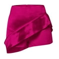 thumbnail image 3 of zhi Women's Fitted Mini Skirt - Quick Errands & Brunch Dates，Hot Pink，L, 3 of 4