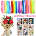 thumbnail image 5 of Pipe Cleaners for Crafts - 100 Pack Assorted Colors | 12 inch Chenille Stems for DIY Art Projects, Classroom Supplies & Kids Activities, 5 of 8