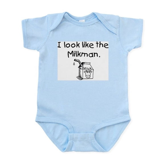 CafePress - Milkman Body Suit - Baby Light Bodysuit, Size Newborn - 24 Months