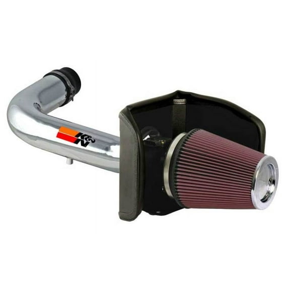 K&N Cold Air Intake Kit: High Performance, Guaranteed to Increase Horsepower: 2004-2005 FORD (F150, Lobo) 77-2557KP