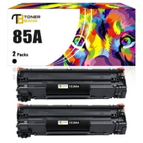 CE285A 85A Toner Cartridge Black Compatible for HP 85A CE285A for HP LaserJet Pro P1102w P1006 P1102 1102W P1102whp M1217nfw M1212nf M1132 M1210 MFP M1217 P1005 Series Printer Ink (2-Pack | CE285D)
