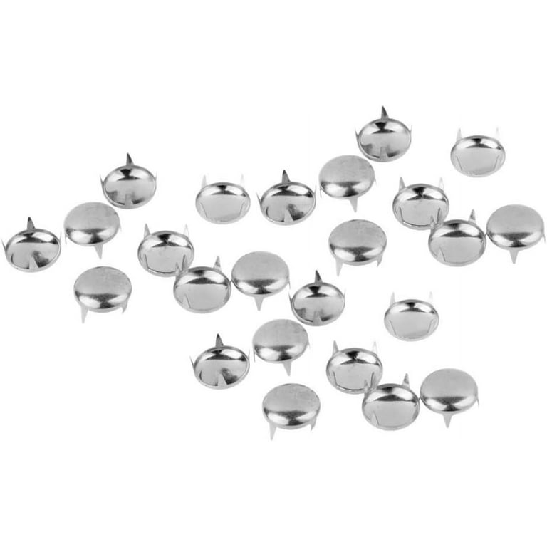 500pcs Dome Studs, Round Dome Head Spike Punk Studs Leather Rivets