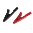 thumbnail image 4 of MYG 2Pcs Insulated Alligator Clip 2mm BMYGna Female Adapter Meter Test Black+Red, 4 of 9