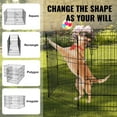 thumbnail image 6 of Dog Playpen 8 Panels Foldable Metal Dog Exercise Pen with Bottom Pad 30"H, 6 of 11