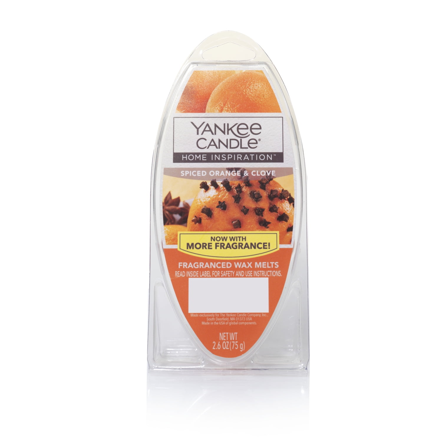 Yankee Candle Home Inspirations Spiced Orange Clove Wax Melts, 6 Count