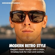 Grinderpunch XL Polarized Mens Oversized Sunglasses Big Heads Wide Face Large Head Fit Sports Driving Fishing Extra Wide Sunglasses