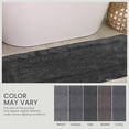thumbnail image 5 of Home Weavers Classy Bathmat 100% Cotton Bathroom Rugs Set, Washable Rug, Extra Soft and Absorbent bath Rug, Kitchen Mat, Bath Mat Set, Bath Floor Mat Non Slip, 5 Piece Set with Contour, Gray, 5 of 9