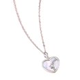 thumbnail image 1 of Sonducket Corazón colgante collar moda Festival fiesta aniversario decoración suéter cadena joyería decorativa de moda para mujeres damas Ropa, zapatos y accesorios Miscelánea Oro blanco Sonducket AP017698-02, 1 of 6