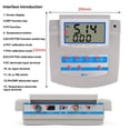 thumbnail image 4 of 6-In-1 Water Quality Tester PH, TDS, EC, ORP, , Temp Benchtop Analyzer for Lab, Aquarium, Pool, Drinking Water US Plug, 4 of 8