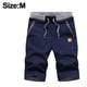 thumbnail image 2 of Pantalones cortos para hombre, estilo casual, clásico, con cordón, pantalones cortos de playa de verano con cintura elástica y bolsillos, pantalones cortos de playa para hombre, 2 of 5